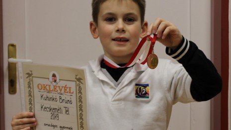 Kuhinkó Brúnó Országos III. helyezett!