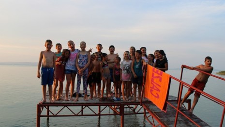 Táboroztunk Balatonlellén!