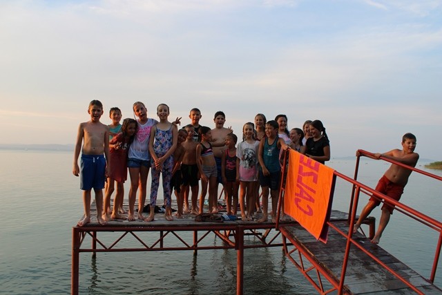 Táboroztunk Balatonlellén!